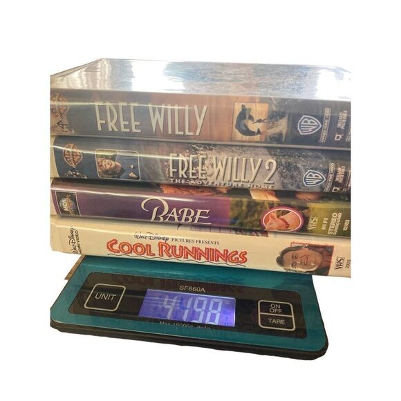 Babe Free Willy 1 & 2 Cool Runnings VHS Tape Vintage Movie 80s 90s Y2K Family Ki - Picture 3 of 3